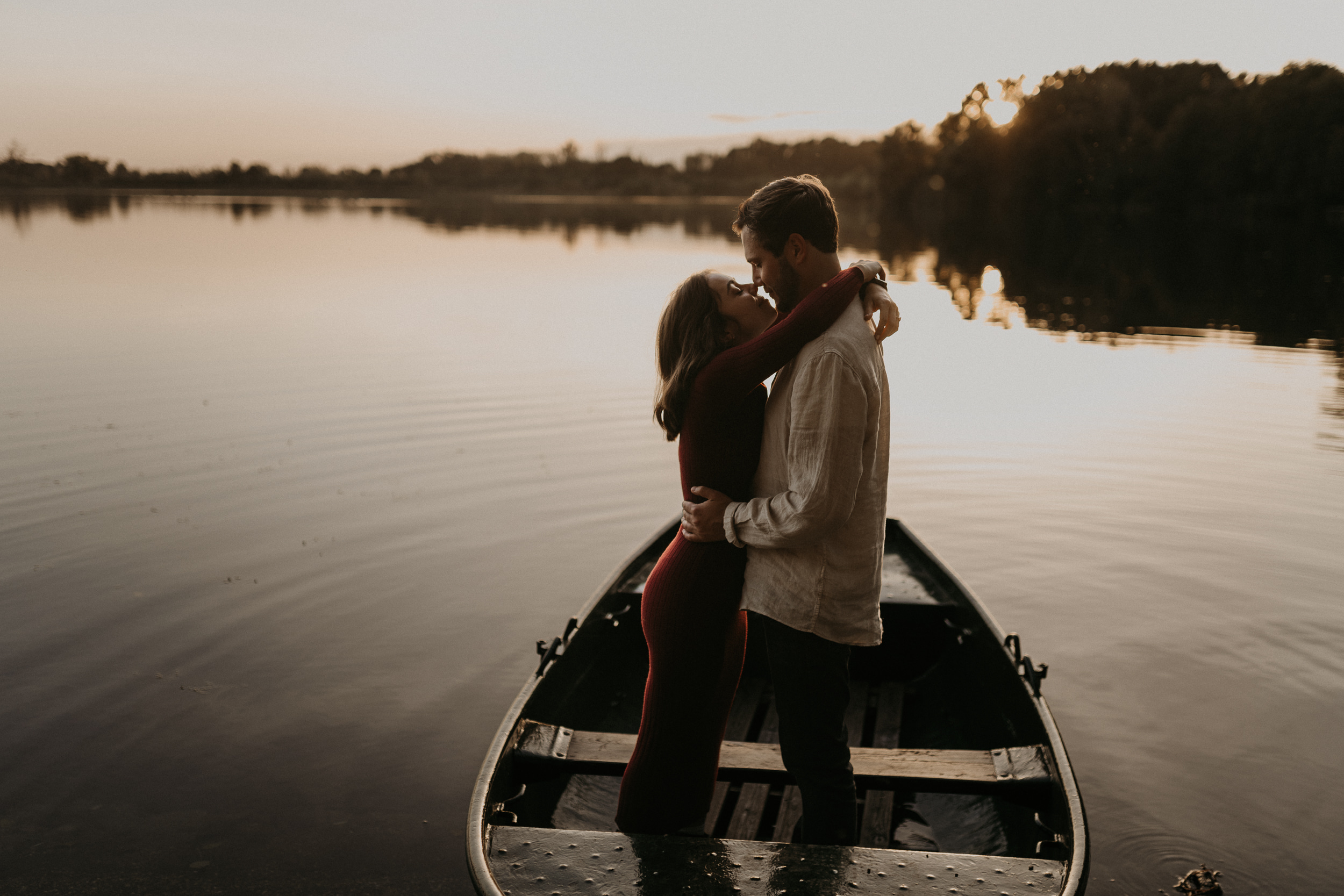standing on boat